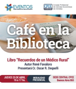 Café Literario - Recuerdos de un Medico Rural_Banner Web 300x350px